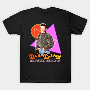 Rick Astley Never Gonna 90s Style Fan Art T-Shirt